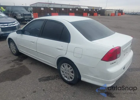 2004 Honda Civic Lx из США, поврежденный, VIN 2HGES16594H638775